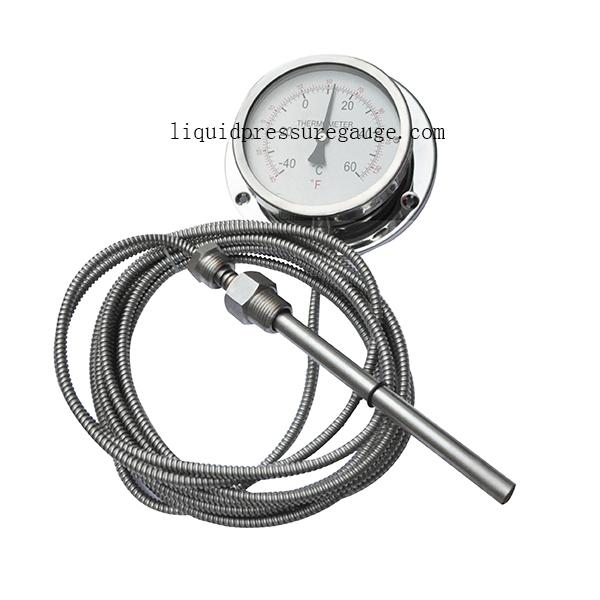4in Dual Scale Capillary Temperature Gauge