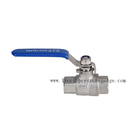 1000 Psi 2 PC Full Port Ball Valve With Bule Handle 3/8 NPT Female To Female