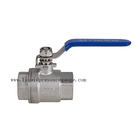 2 PC 1 Inch Manifold Ball Valve 212 F For Water Stainless Steel