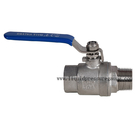 Industry 2 PC 3/4 Inch Ball Valve In Pipe System Working Pressure 1000 Psi