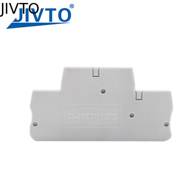 D-PTTB 1.5/S End Cover PTTB1.5/S Double Level Connector Din Terminal Block Accessories 1.5mm Plastic Barrier End Plate