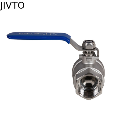 JIVTO Two-Piece Ball Valve with Lever Handle | Stainless Steel, NPT Port, ANSI Standard | Construction Use for construction machinery etc.