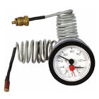 52mm 4 Bar Pressure Temperature Gauges Brass Thread Bimetallic Coil Thermometer