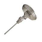 2.5 Inch Industrial Bimetal Thermometer 600℃ Free Adjustable Angle 1/2'' NPT