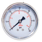 High Accuracy 60 psi Glycerine Pressure Gauge, 1/4 BSP Back Mount