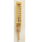 Liquid Filled Glass 200mm 120deg V Shape Mercury Filled Thermometer 3/8"BSP