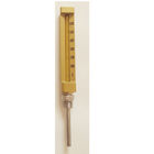 Liquid Temperature 600C 150mm Industrial Glass Thermometers 1/4'' NPT