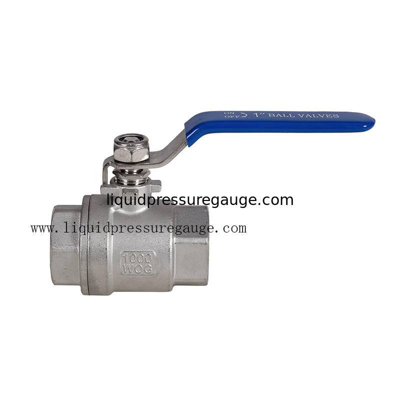 2 PC 1 Inch Manifold Ball Valve 212 F For Water Stainless Steel
