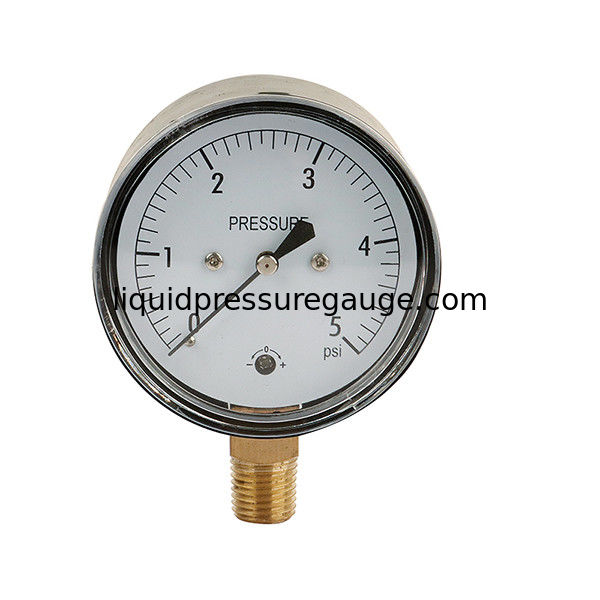 5 Psi Low Pressure Capsule Pressure Gauge