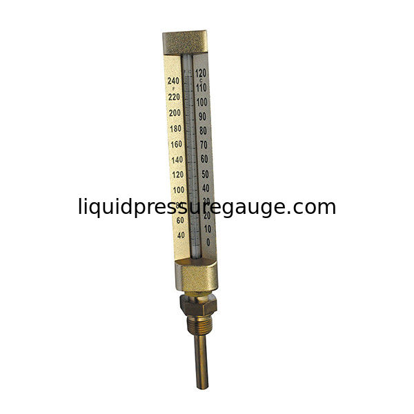 1/2 NPT Industrial Glass Thermometers