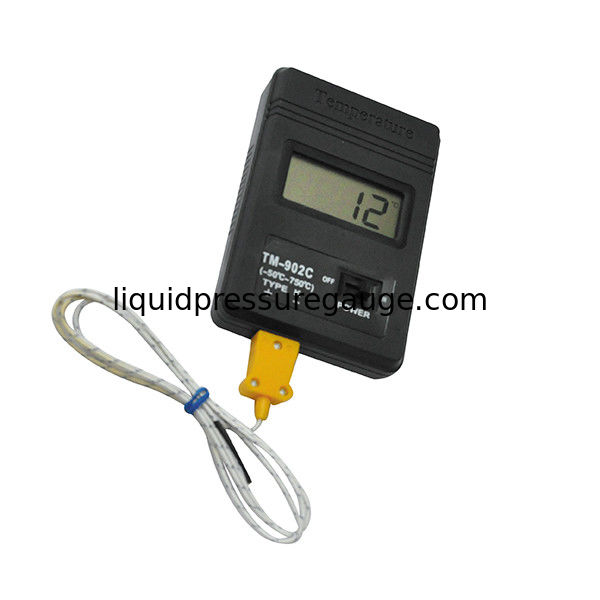 Metal Probe TM902C K Type 750C Digital Industrial Electronic Thermometer 1.5M