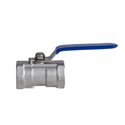 Stainless steel ball valve NPT, female to female,1 PC type standard port valve for water,oil and gas.