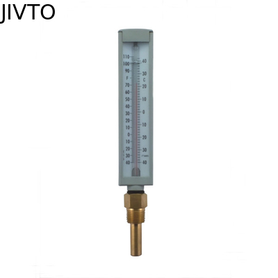 Industrial Mercury 100MM 40C Industrial Glass Thermometers 3/4'' NPT